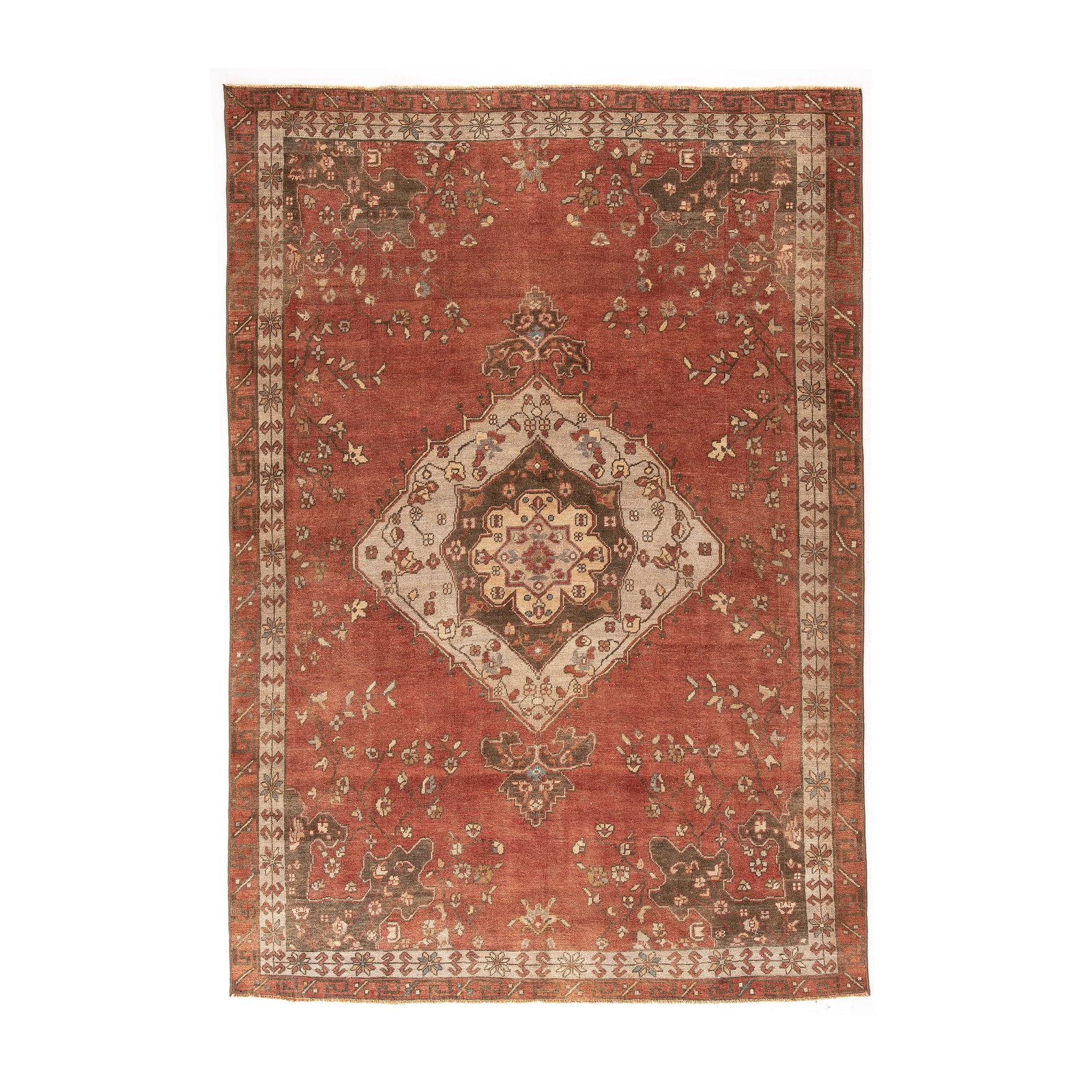 Authentic Handmade Anatolia Wool Carpet 73.2 x 102.4 Inches (1 of 8)