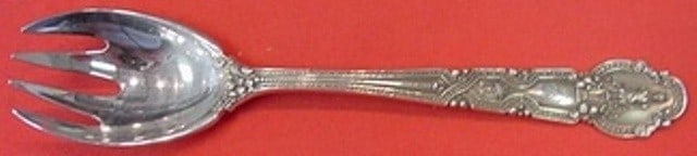 Tiffany & Co Renaissance Sterling Silver Ice Cream Fork 5.5": Tiffany & Co Renaissance Sterling Silver Ice Cream Fork 5.5" Indulge in a touch of elegance with this original Renaissance ice cream fork by Tiffany & Co. Crafted from sterling silver, this exquisite 