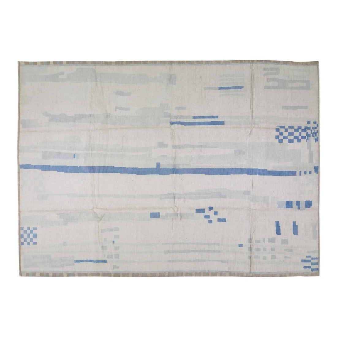 10'x14' Gray Wool Contemporary Moroccan Hand Knotted Area Rug (1 of 6)