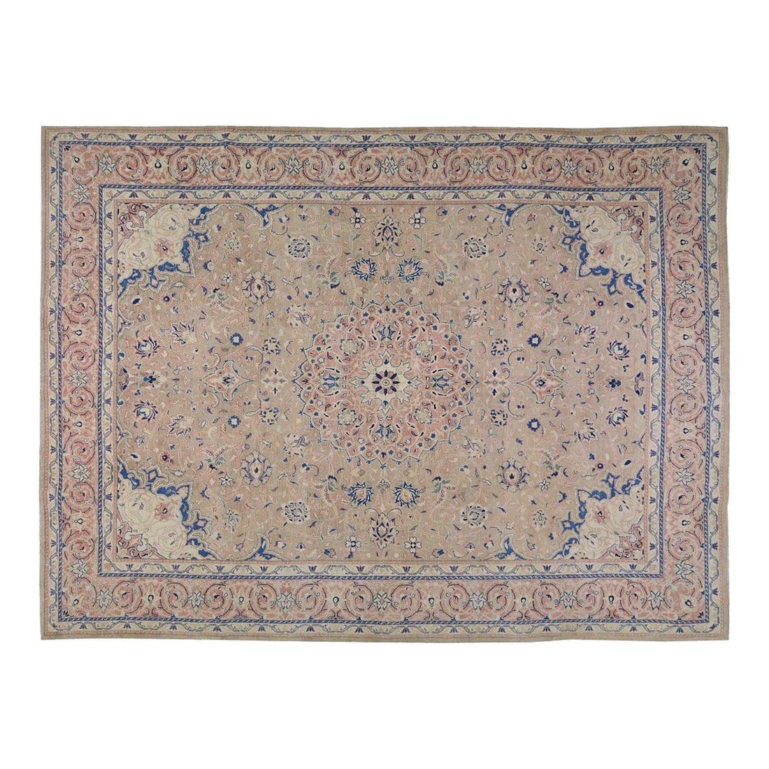 Slate Gray Wool Oushak Rug Hand-Knotted 9'6" x 13'2" Vintage Turkish: Slate Gray Wool Oushak Rug Hand-Knotted 9'6" x 13'2" Vintage Turkish This hand-knotted Turkish Oushak wool rug from the 1960s showcases traditional craftsmanship with a modern design sensibility. Its 