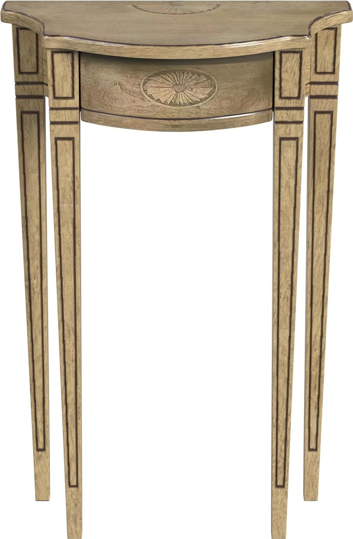 Butler Chester Collection Formal Console Table Beige Finish (1 of 7)