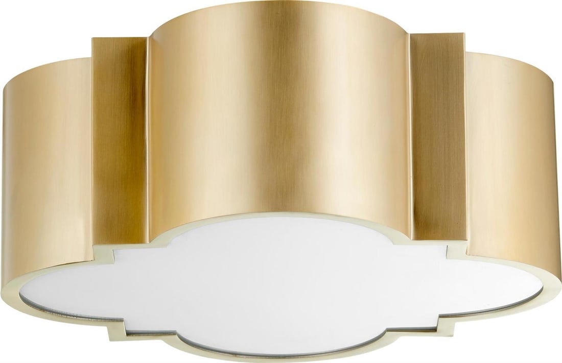 Cyan Wyatt Ceiling Fixture Antique Style Aged Brass Finish UL-Listed (1 of 1)