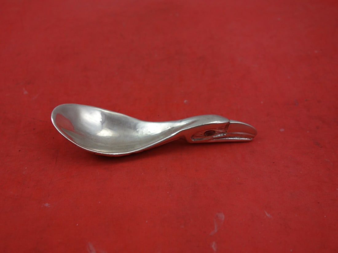 Patty Fawn Sterling Silver Baby Spoon with Abalone Eyes Lelooska Tribe (1 of 3)