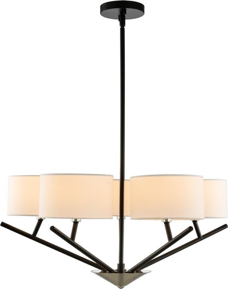 Kalco Tahoe Matte Black 5-Light Bowl Chandelier Indoor Lighting (1 of 1)