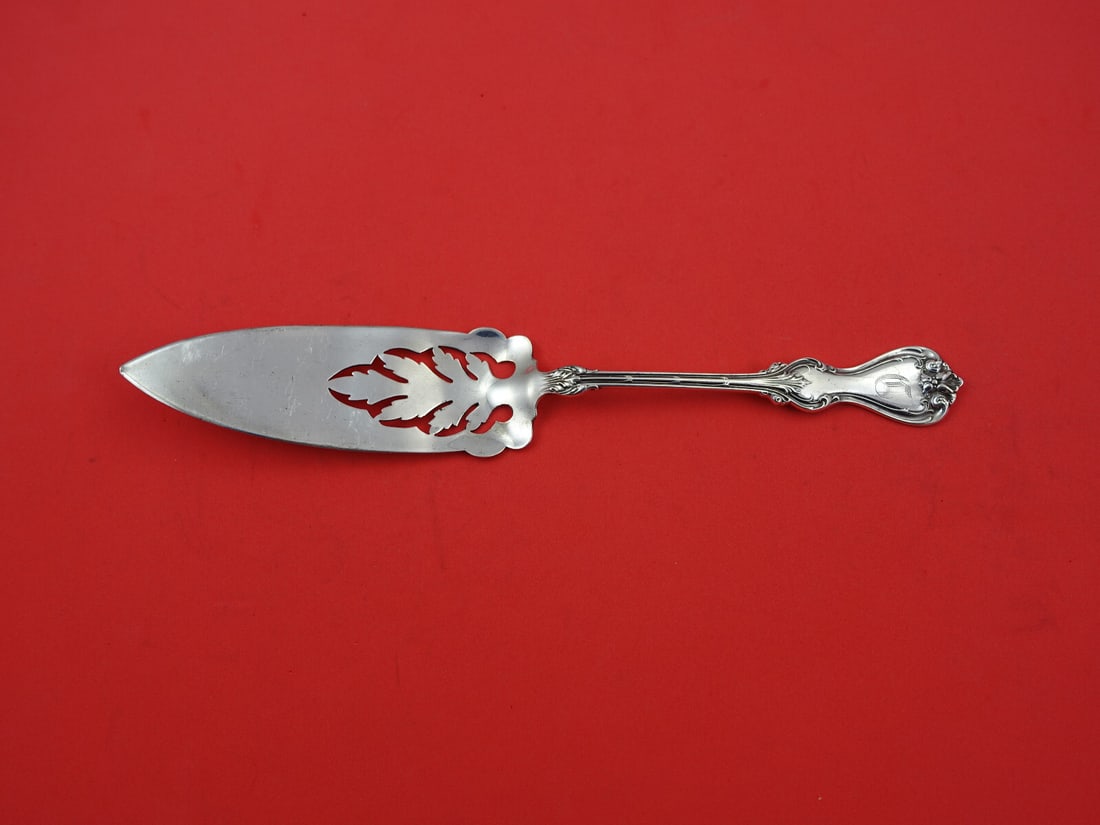 Whiting Duke of York 9 Sterling Silver Cake Server Pierced Monogrammed (1 of 2)