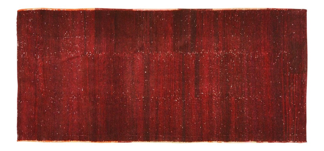 Moroccan Azilal Wool Tribal Rug with Fine Weave 4'8 x 10'5 Vintage (1 of 6)