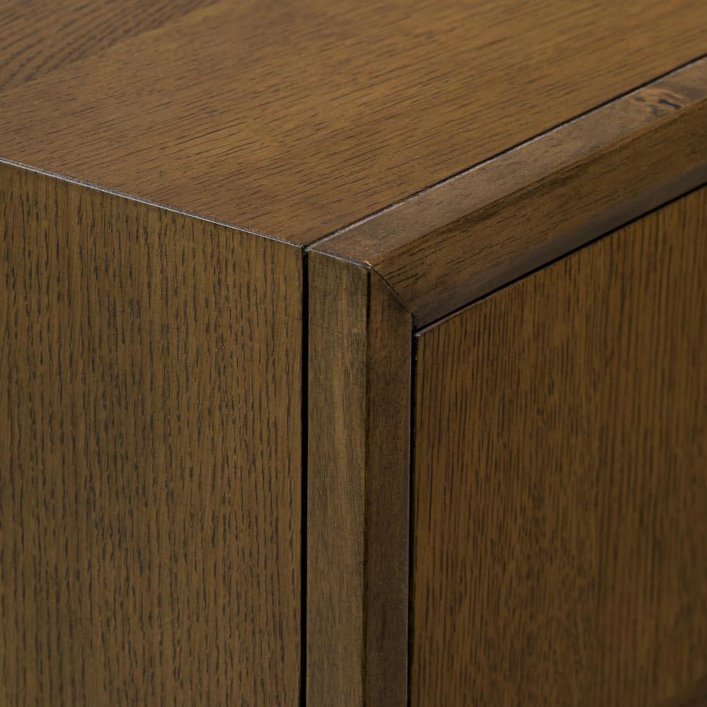 French Style Oak Sideboard by Alder Tweed Corbin Collection: French Style Oak Sideboard by Alder Tweed Corbin Collection This Traditional Oak Sideboard, part of the Corbin Collection, showcases a classic French style with a lacquer top coat stain that enhances 