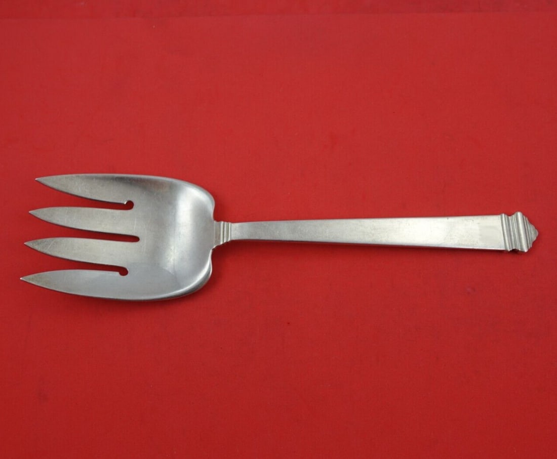 Tiffany & Co Hampton Sterling Silver Fish Serving Fork 9 1/8 Inch (1 of 3)