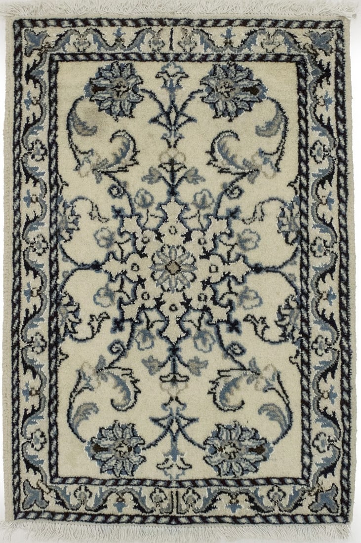 Handmade Oriental Wool Area Rug Floral Design 2'11 x 1'11 Eco-Friendly (1 of 11)