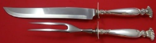 Wallace Romance of the Sea Sterling Silver 2-Piece Carving Set (1 of 2)