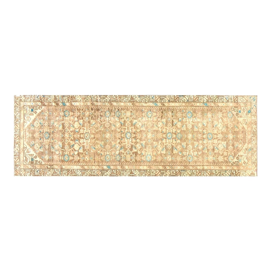Anatolian Wool Runner Traditional Hand Knotted 3'x9'12" Vintage Turkish Rug: Anatolian Wool Runner Traditional Hand Knotted 3'x9'12" Vintage Turkish Rug This vintage Turkish Anatolian rug is hand-knotted from wool using traditional techniques, showcasing timeless craftsmanship