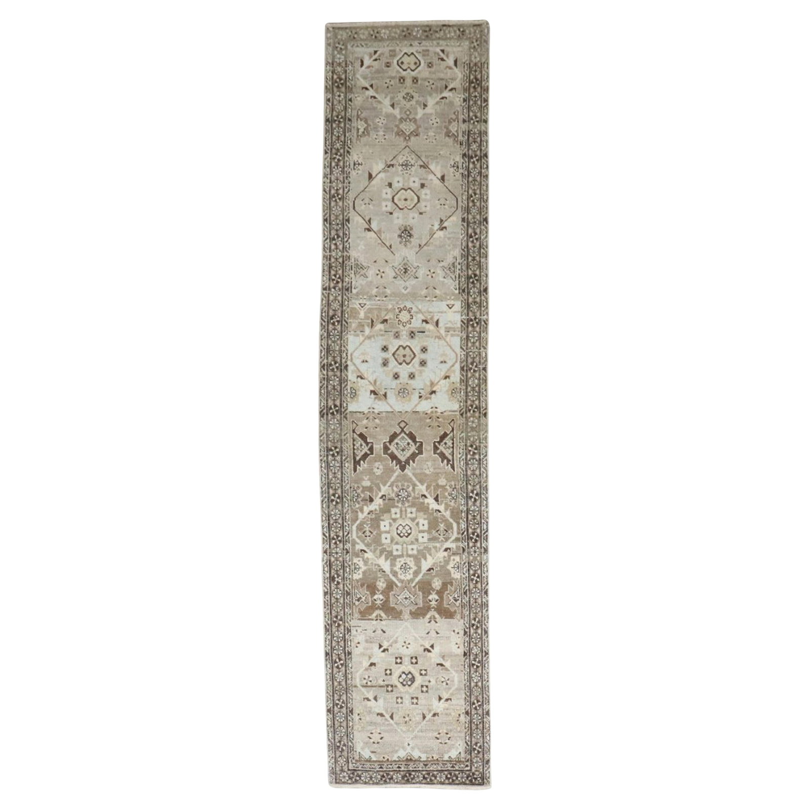 Antique Persian Malayer Runner 23x105 Hand-Woven Wool 1920s (1 of 9)