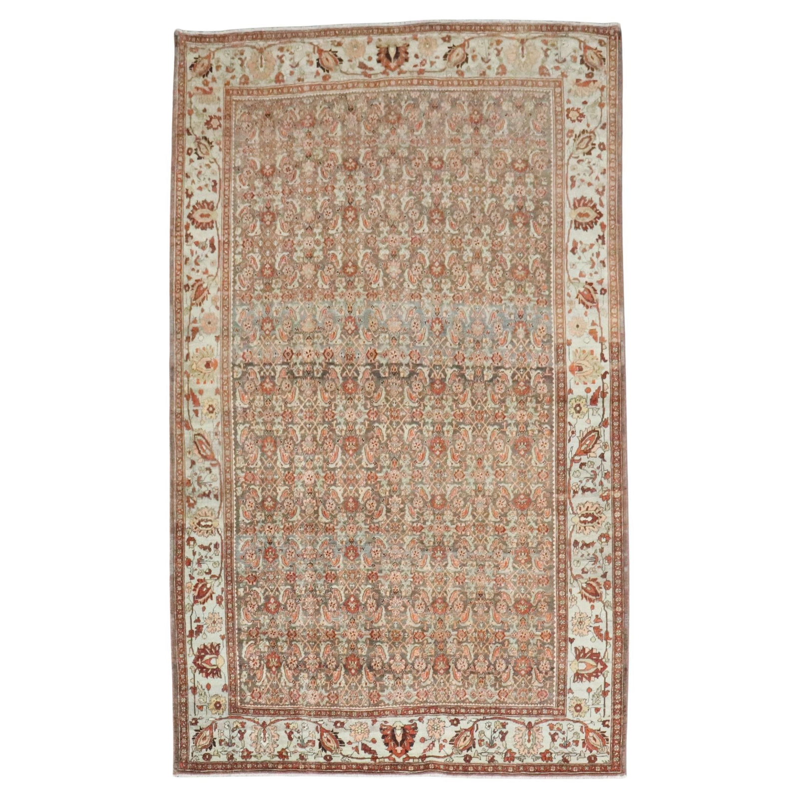 Early 20th Century Persian Bidjar Wool Rug Bakshaish Style 4'6 x 7'2 (1 of 8)
