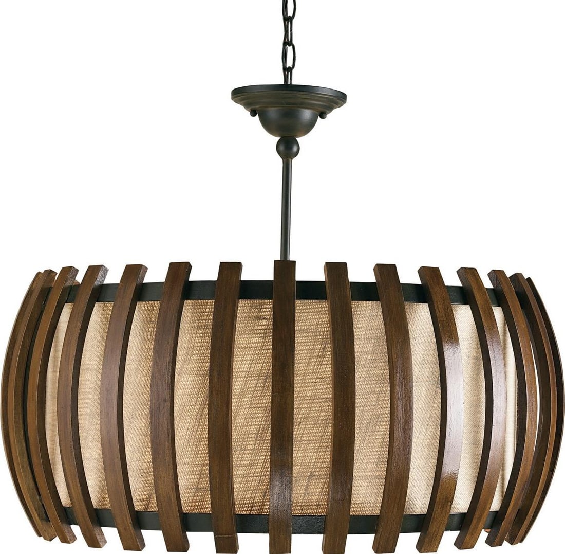 Currey Dado Chandelier Vintage Style Polished Fruitwood UL Listed: Currey Dado Chandelier Vintage Style Polished Fruitwood UL Listed Illuminate your space with the Elegant Dado Chandelier, a stunning semi-flush mount fixture that embodies a vintage charm. Crafted in 