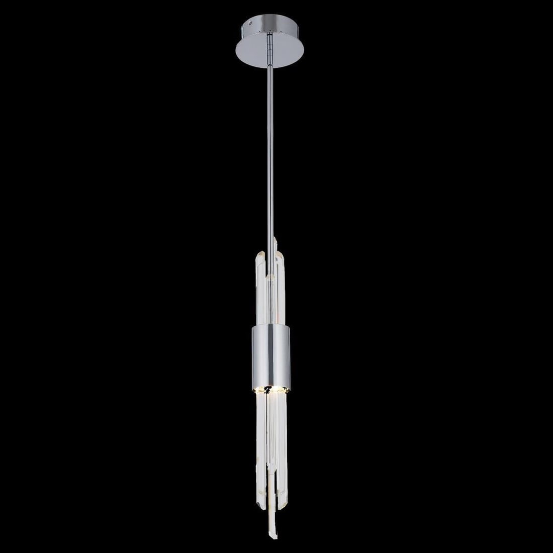 Kalco Lucca 2-Light Mini Pendant Chrome Contemporary Lighting (1 of 1)