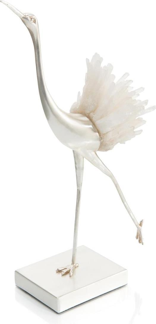 Quartz Crystal Egret Sculpture in American Classical Style by John-Richard (1 of 2)