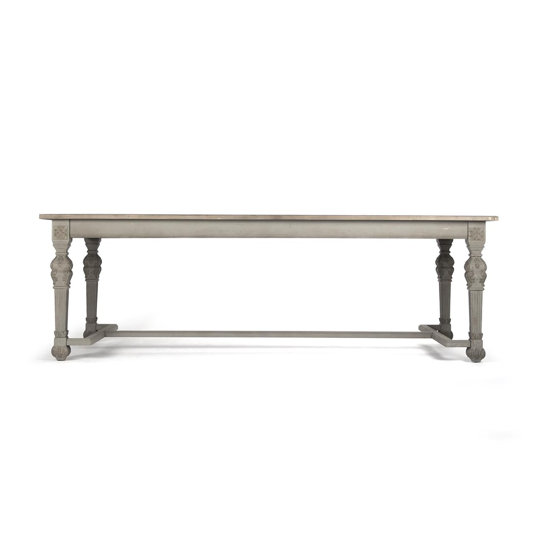 Zentique San Francisco Charcoal Dining Table English Traditional Style (1 of 4)