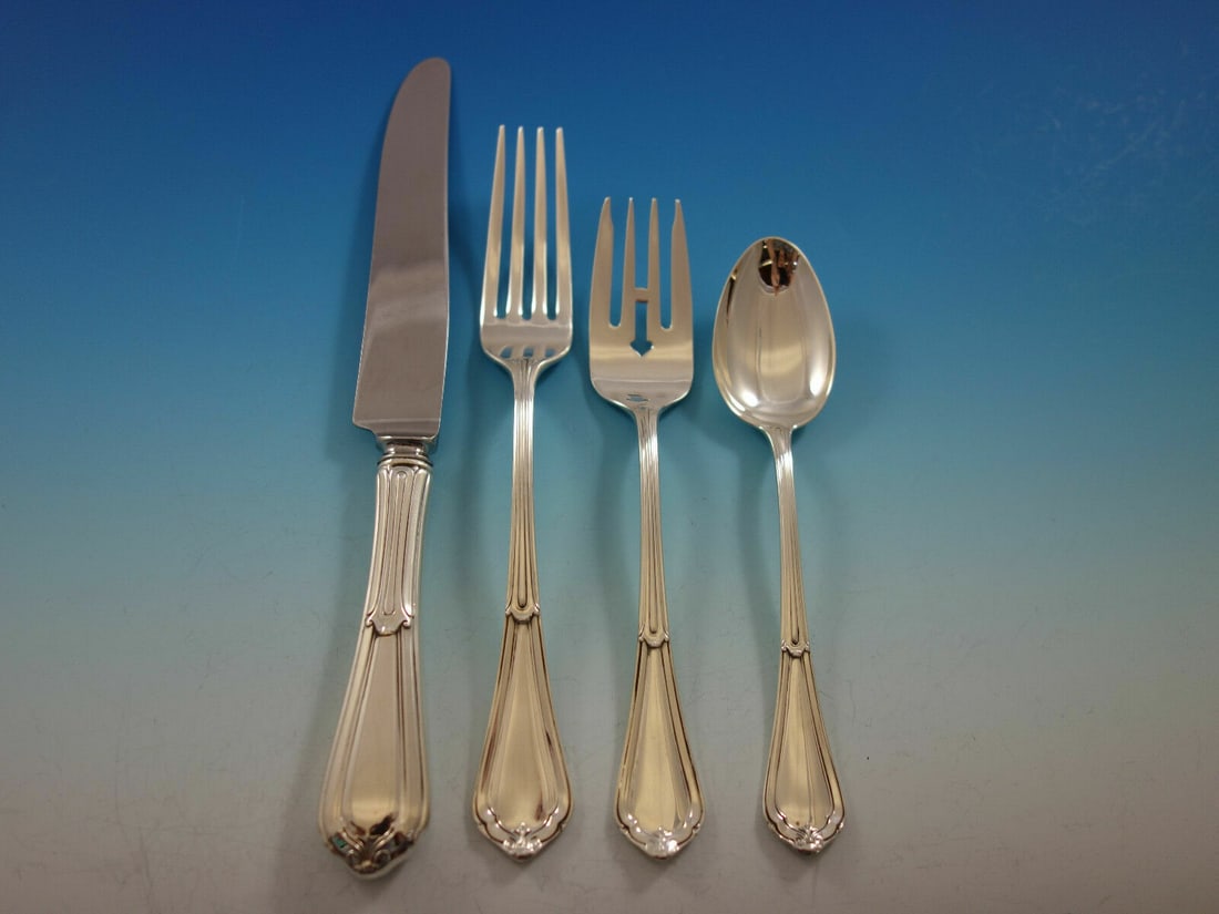 La Salle Dominick & Haff Sterling Silver 4-Piece Place Setting (1 of 4)