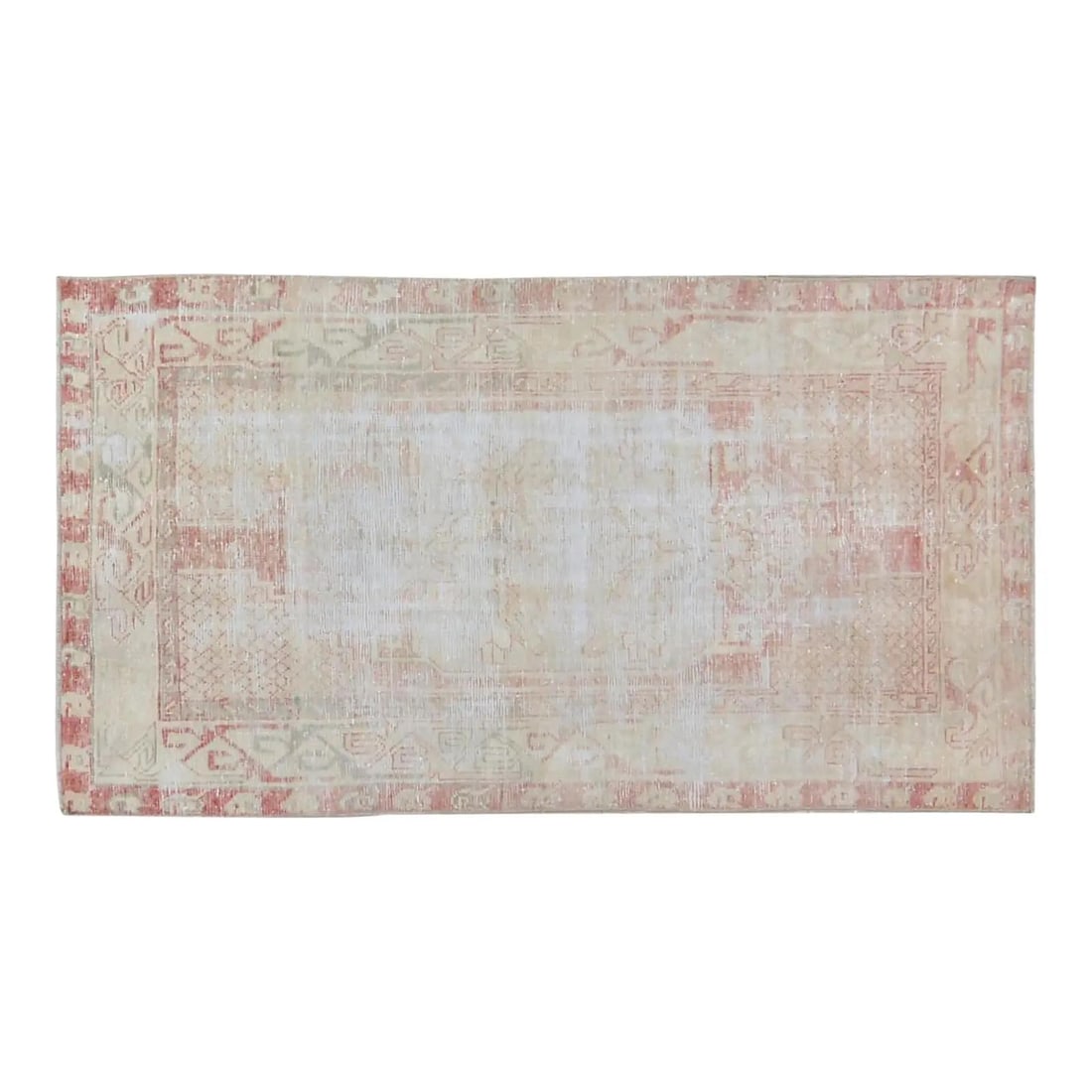 Hand-Knotted Wool Anatolian Rug in Tan 2'6 x 4'8 Vintage Turkish: Hand-Knotted Wool Anatolian Rug in Tan 2'6 x 4'8 Vintage Turkish This vintage Turkish Anatolian hand-knotted wool rug is crafted using traditional techniques, showcasing timeless craftsmanship and art