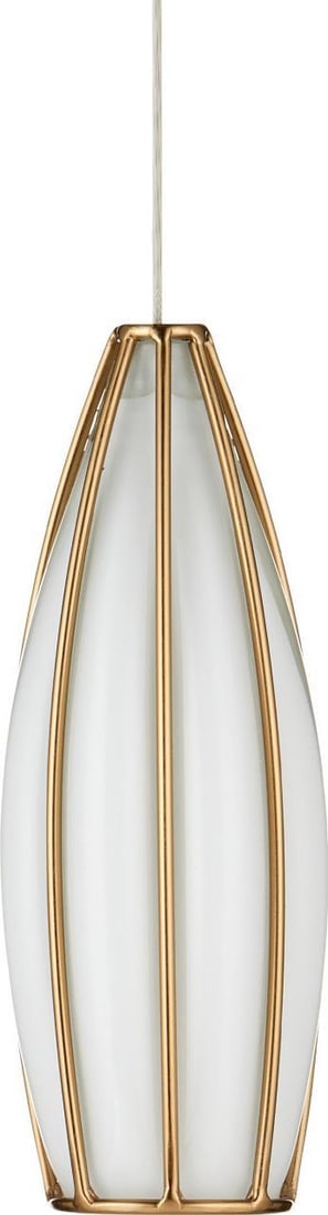 Currey Parish Adjustable Pendant Light Brass 1-Light (1 of 3)