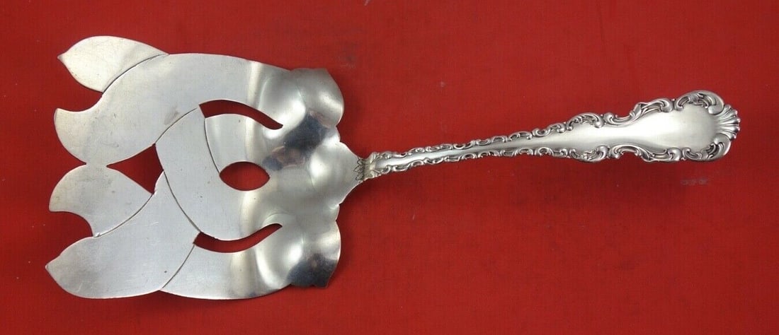 Whiting Louis XV Sterling Silver Asparagus Fork 9 3/4" Custom Serving Piece (1 of 2)