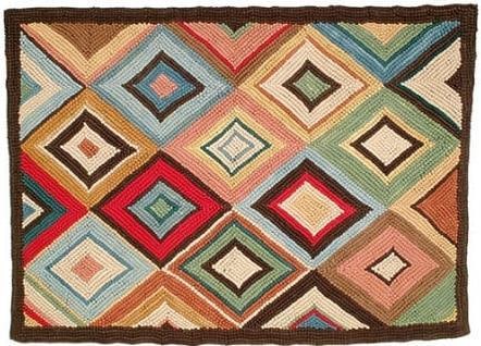 Camp Bear Wallow Vintage Style Hooked Rug 108 x 144: Camp Bear Wallow Vintage Style Hooked Rug 108 x 144 Embrace the charm of the outdoors with this Vintage Style Camp Bear Wallow Hooked Rug. Designed in an antique or vintage style, this rug features a 