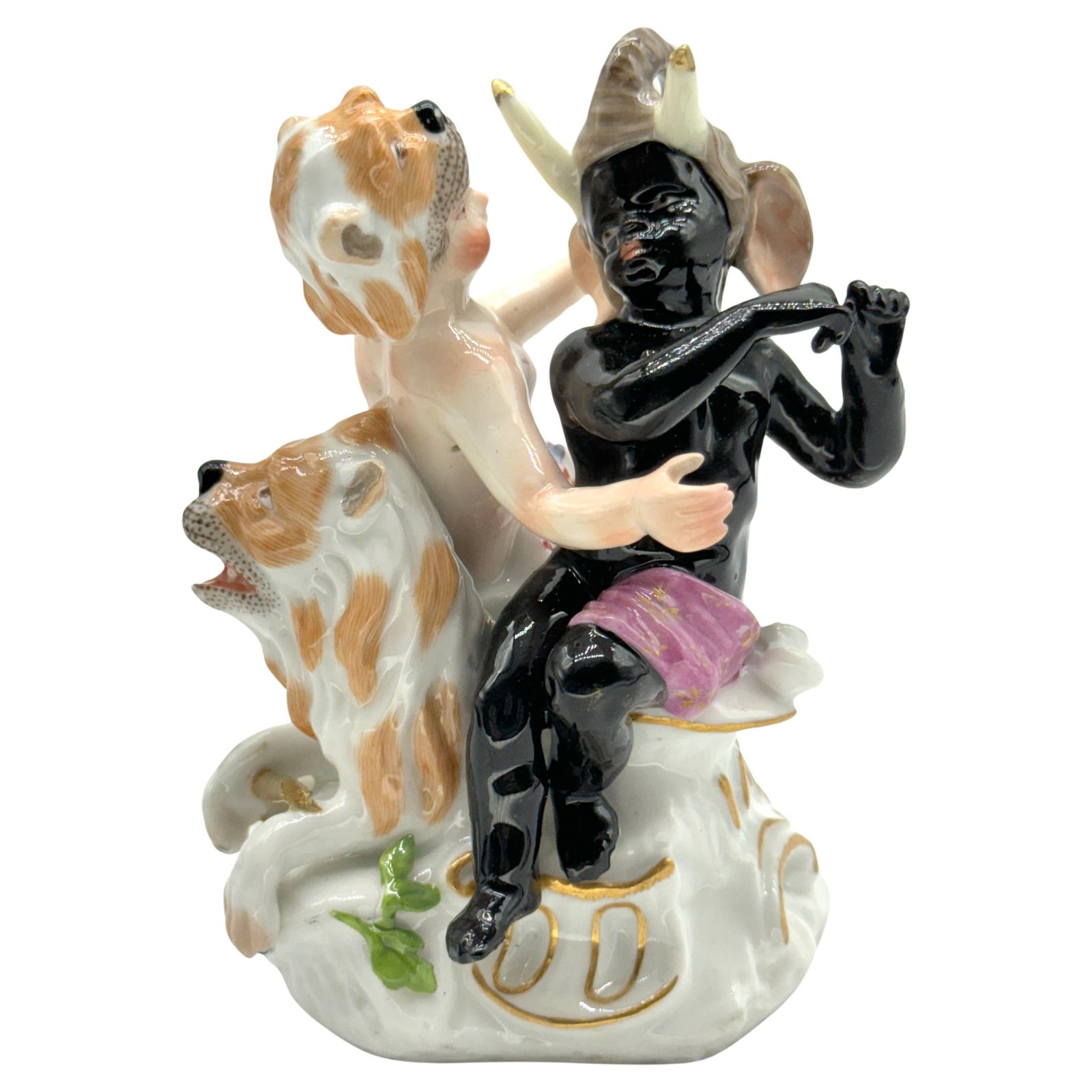 Meissen Porcelain Allegory of Africa by Johann Joachim Kaendler 1750: Meissen Porcelain Allegory of Africa by Johann Joachim Kaendler 1750 Discover a remarkable piece of 18th-century artistry with this Meissen Porcelain Allegory of the Continent of Africa, dating back t