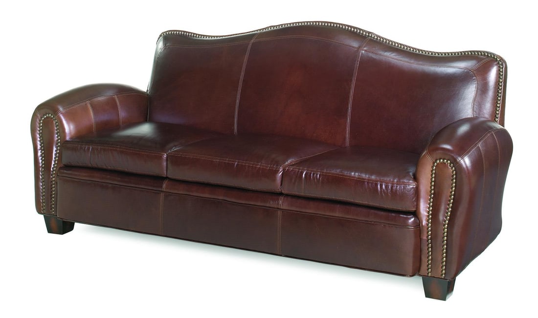 Handcrafted Victorian Leather Sofa Oxblood Red Custom Options (1 of 1)