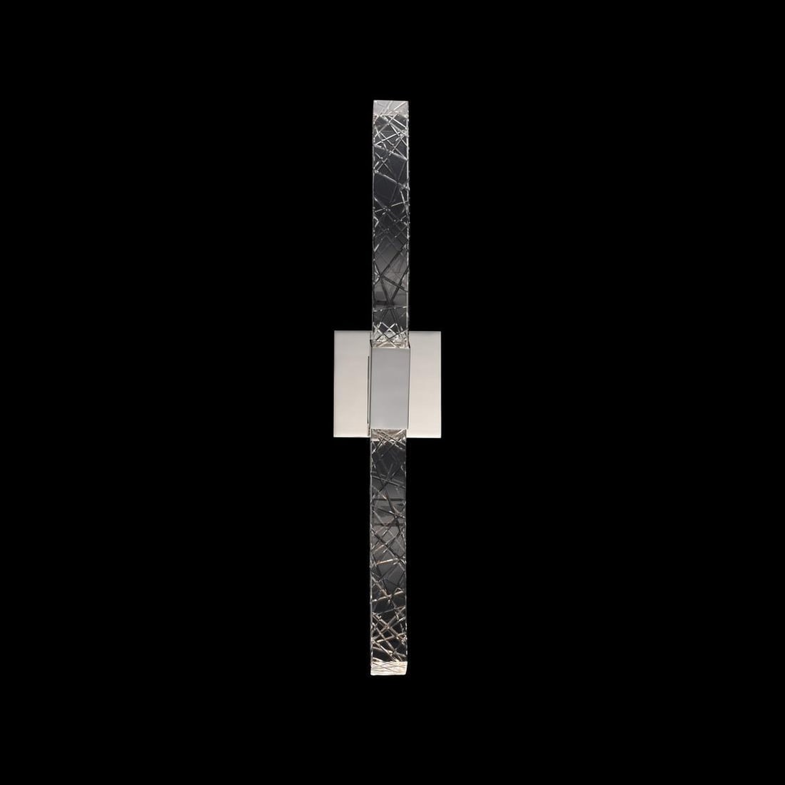 Kalco Athena Wall Sconce Polished Nickel Hand-Cut Crystal LED Dimmable (1 of 1)