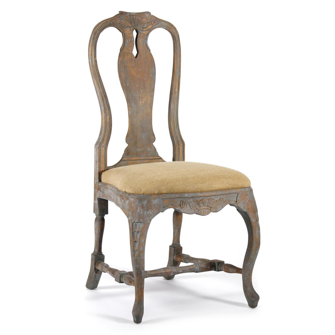 Zentique Chestnut Finish Birch Side Chair English Traditional Style (1 of 3)