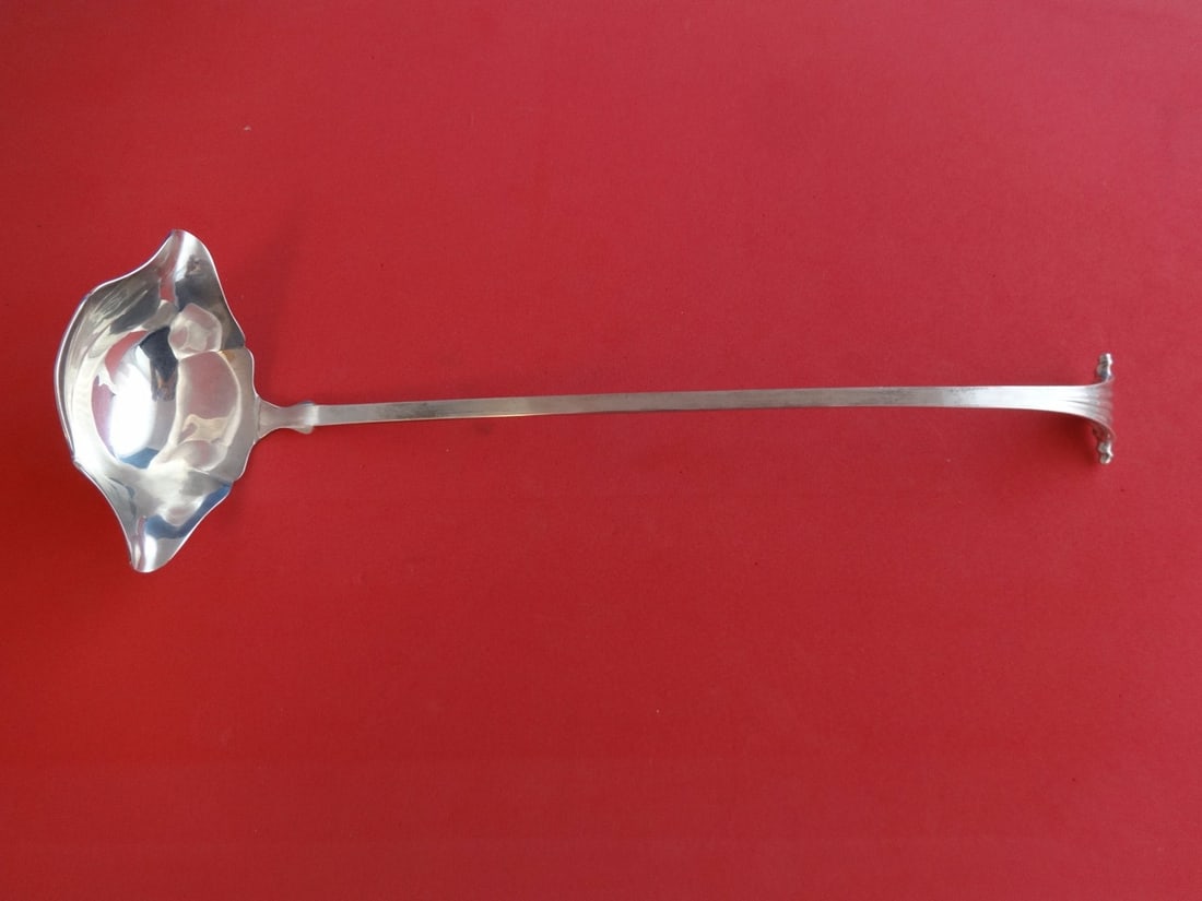 Onslow Sterling Silver Soup Ladle by Currier & Roby 12 Inch with 2 Spouts: Onslow Sterling Silver Soup Ladle by Currier & Roby 12 Inch with 2 Spouts This exquisite Onslow soup ladle by Currier & Roby showcases a timeless design in sterling silver. Featuring a flat handle and