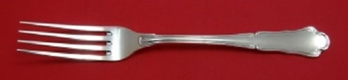 Zaramella Argenti Barocco Sterling Silver 4-Tine Serving Fork 9 1/4": Zaramella Argenti Barocco Sterling Silver 4-Tine Serving Fork 9 1/4" This elegant Barocco meat fork by Zaramella Argenti is crafted from high-quality sterling silver and features a stunning 4-tine des