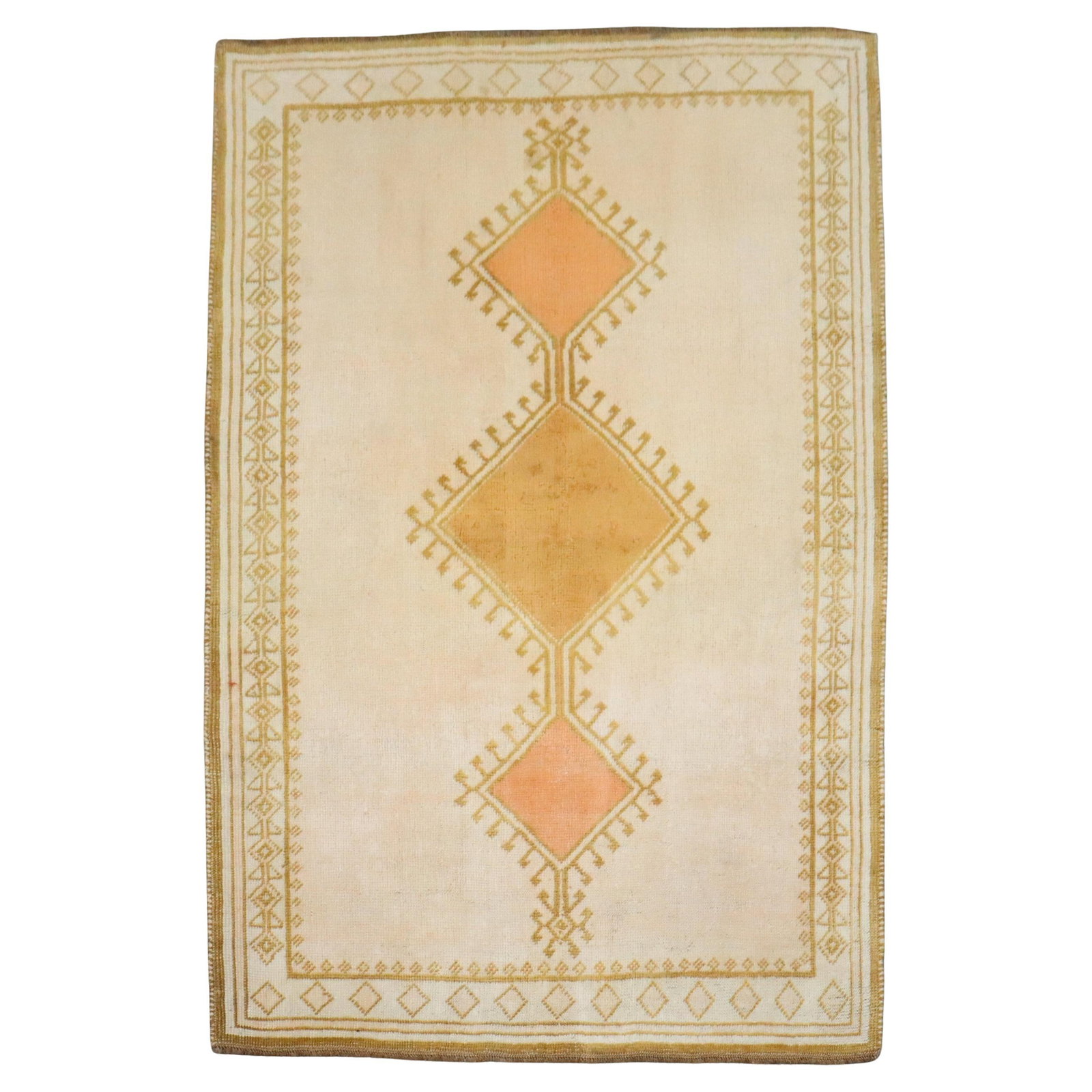 Mid Century Persian Gabbeh Wool Rug 50 x 72 Inches Folk Art: Mid Century Persian Gabbeh Wool Rug 50 x 72 Inches Folk Art This vintage Persian Gabbeh rug from the mid-20th century features a charming folk art style, hand-knotted from wool. Originating from Iran,