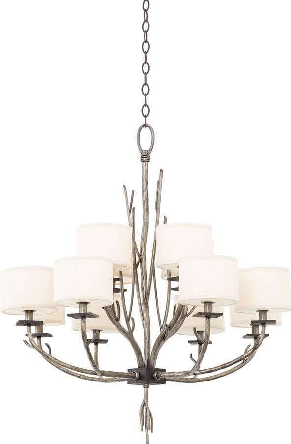 Kalco Denali Bronze Jewel Tone 12-Light Chandelier: Kalco Denali Bronze Jewel Tone 12-Light Chandelier Illuminate your space with the Denali Bronze Jewel Tone Chandelier, a stunning blend of organic modern style and functionality. This exquisite bowl c