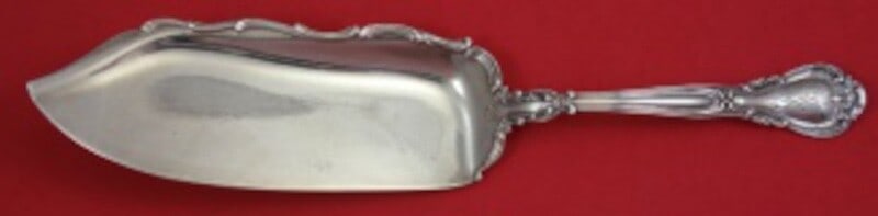 Gorham Chantilly Sterling Silver Fish Server 11.5 in Applied Lacing (1 of 2)