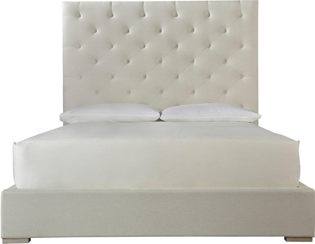 Universal King Brando Bed with Button-Tufted Headboard in Performance Fabric (1 of 2)