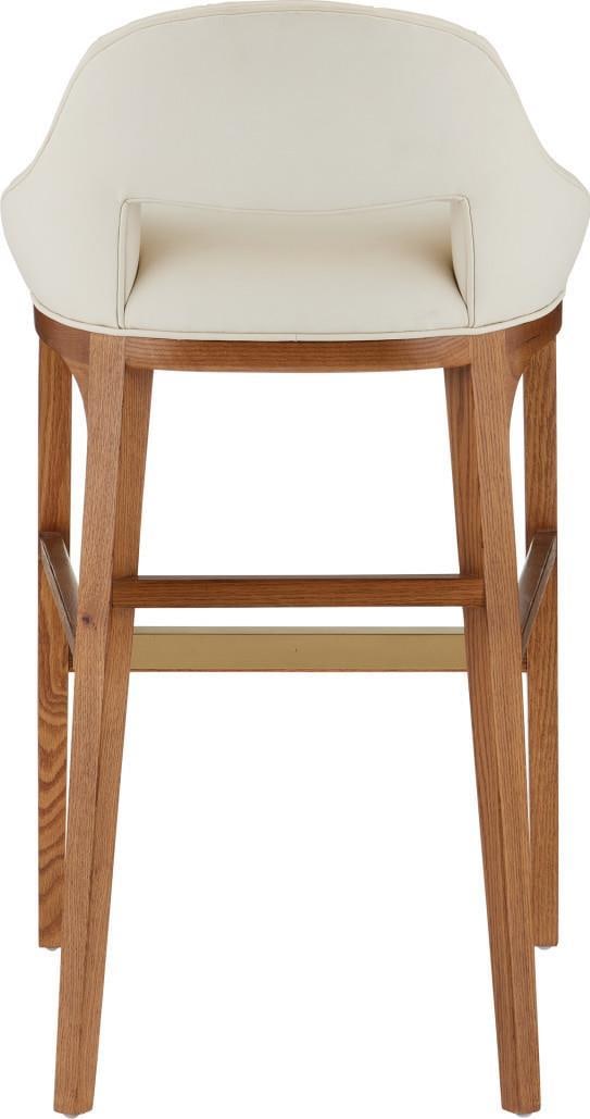 Currey Inga Bar Stool Endurance Sand Morel Brown 38H: Currey Inga Bar Stool Endurance Sand Morel Brown 38H Elevate your home decor with the Elegant Inga Bar Stool, designed to seamlessly blend with modern interiors. Crafted with a solid white oak frame a