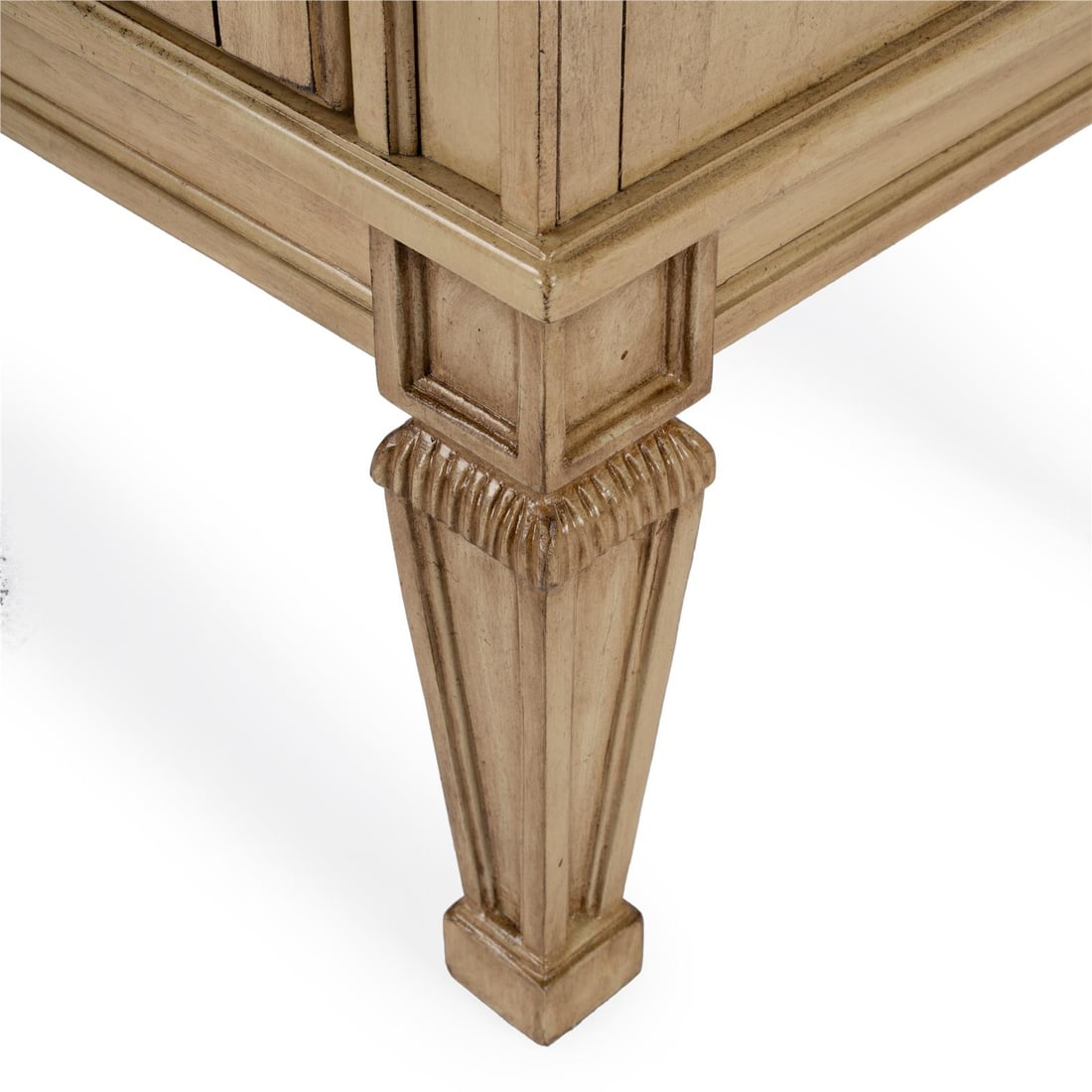Wordsworth Secretary Desk in Beige by Butler Specialty Company: Wordsworth Secretary Desk in Beige by Butler Specialty Company This un-used secretary desk features an antique-style design with a formal look. Finished in antique beige, it is constructed with MDF, r