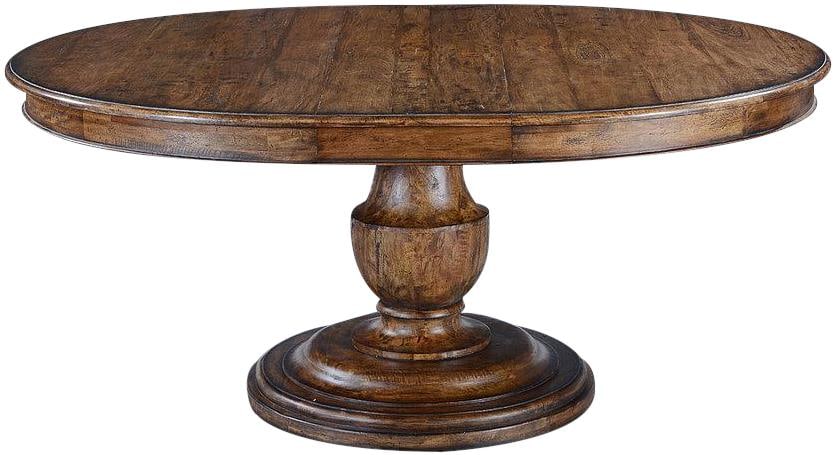 Scottsdale Extendable Dining Table Rustic Pecan Old World Style (1 of 6)