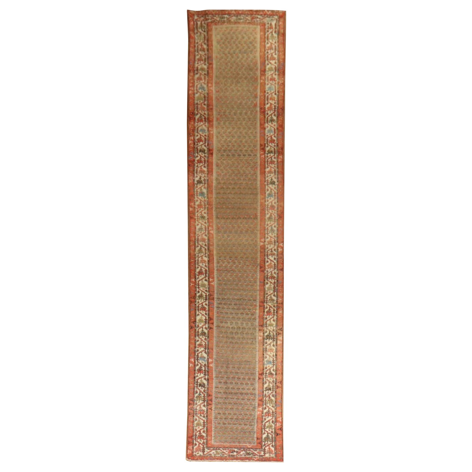 Antique Persian Malayer Runner Wool Hand-Knotted 36 x 214 in (1 of 13)