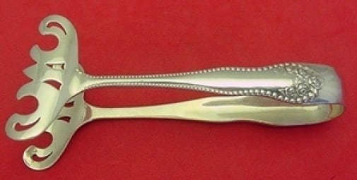 Gorham Lancaster Sterling Silver Asparagus Tong 4 1/8 Inch Serving Piece (1 of 1)