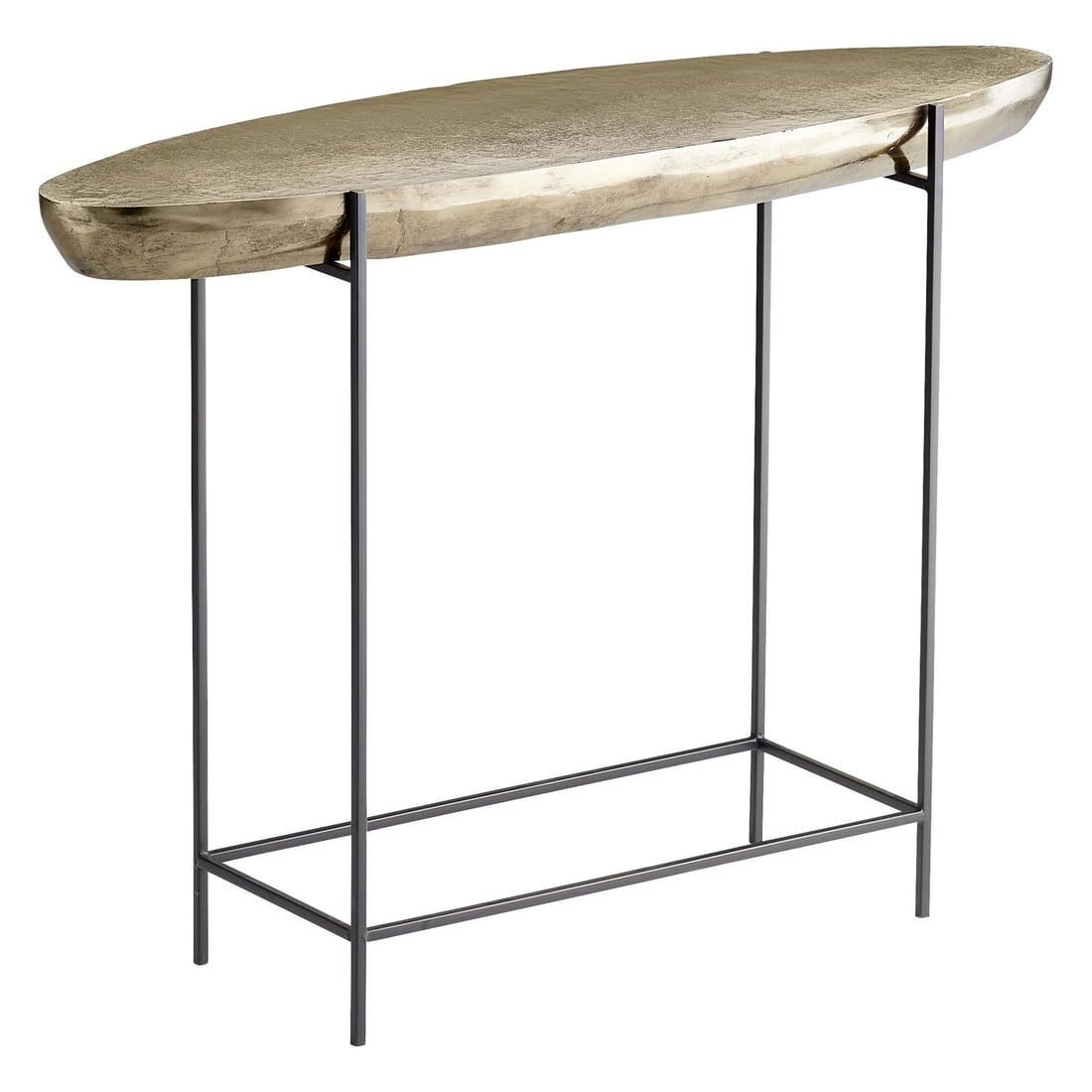 Cyan Pontoon Victorian Style Aged Gold Console Table 32.75H (1 of 3)