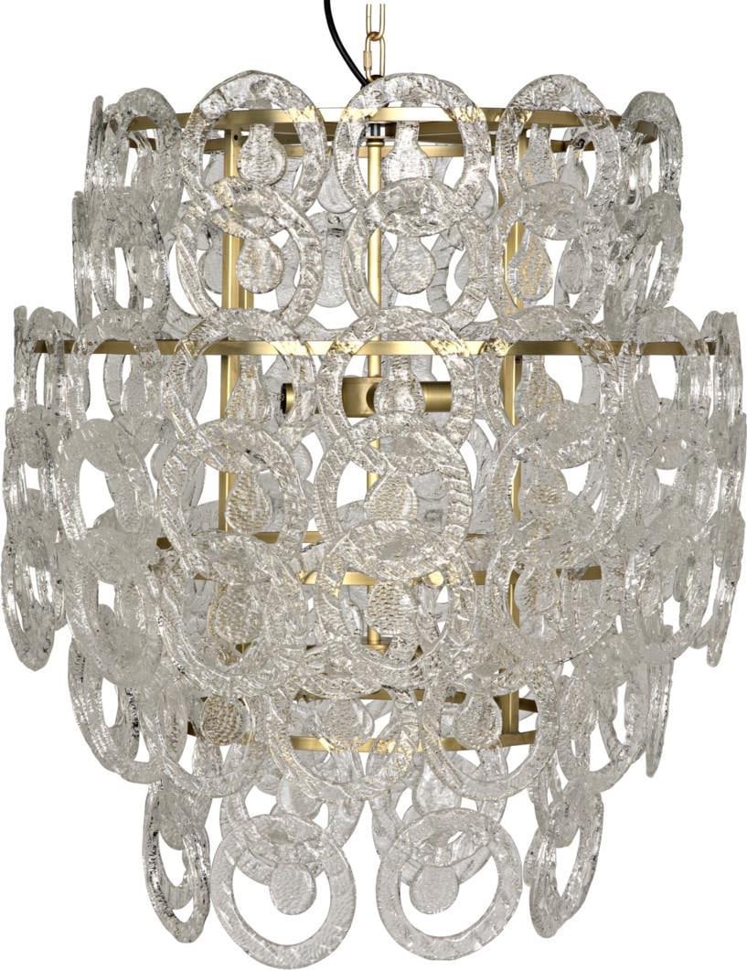 Noir Victorian Style Bowl Chandelier Brass Finish (1 of 1)