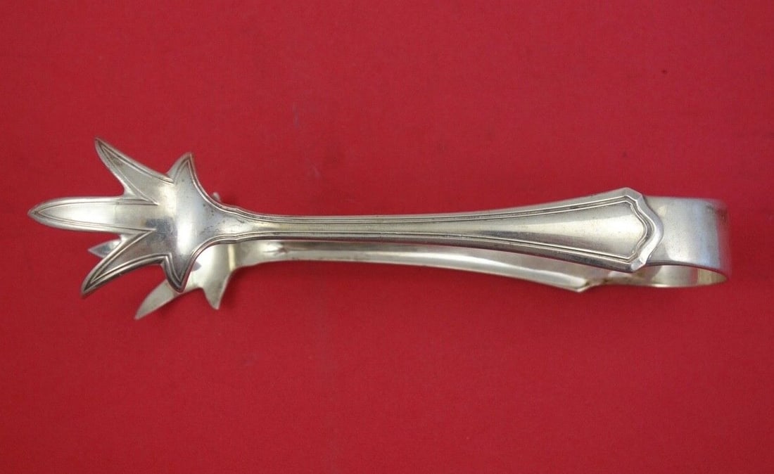Wallace Washington Sterling Silver Ice Tong 5 3/4 Inch Serving Piece (1 of 2)