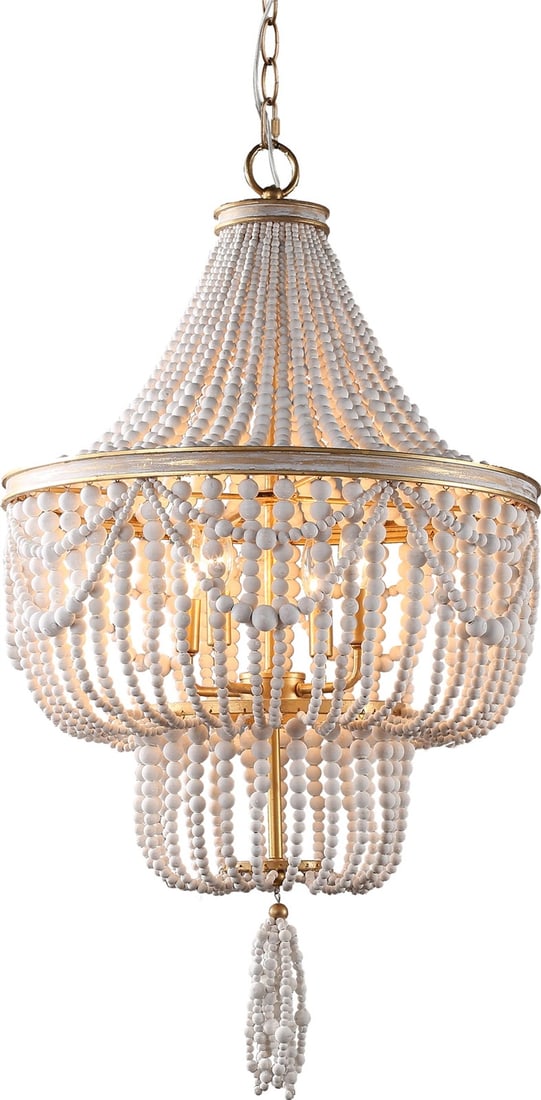 Terracotta Vintage Style Chandelier Candia Beach Adjustable Height (1 of 2)