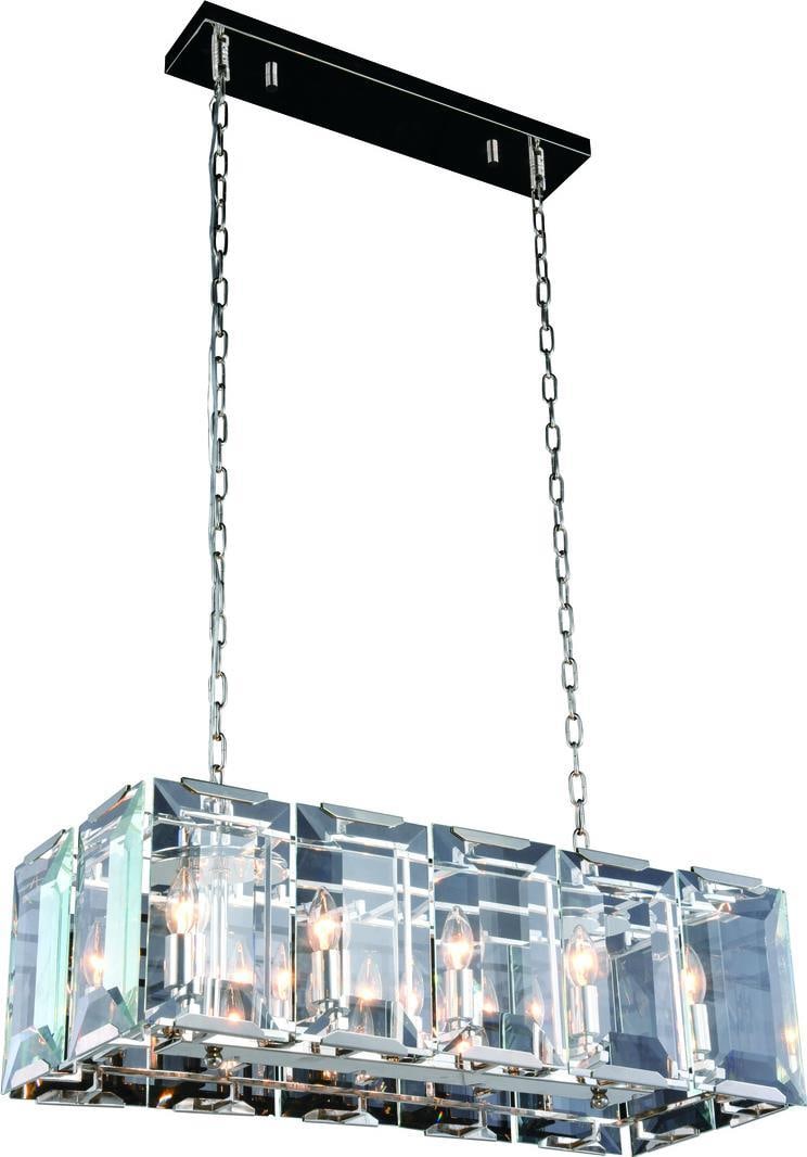 Elegant Lighting Monaco Bowl Chandelier Polished Nickel Crystal 10 Bulbs: Elegant Lighting Monaco Bowl Chandelier Polished Nickel Crystal 10 Bulbs Introducing the Monaco Chandelier, a stunning blend of timeless elegance and contemporary style. This bowl chandelier features 