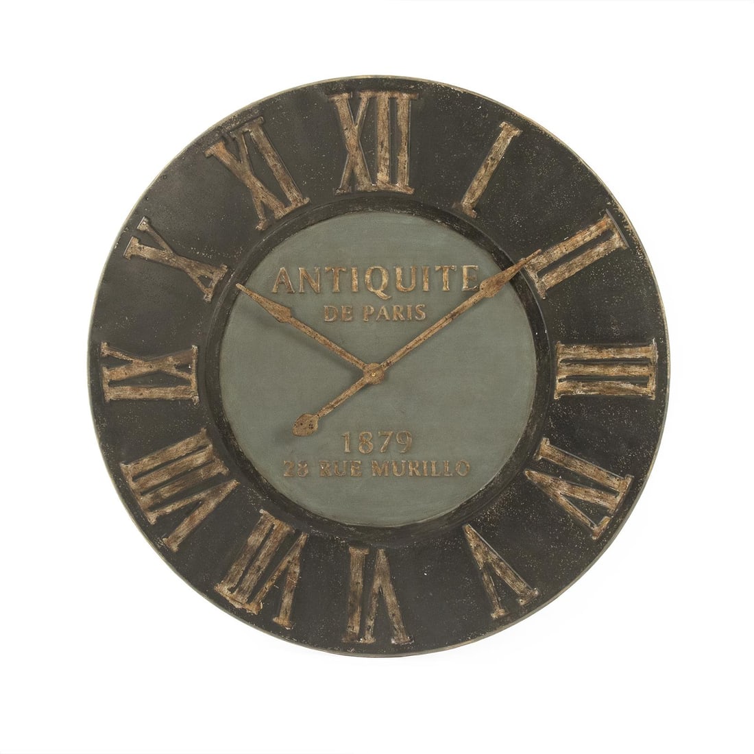 Zentique Ebony Wall Clock 36.50in English Traditional Decor (1 of 3)