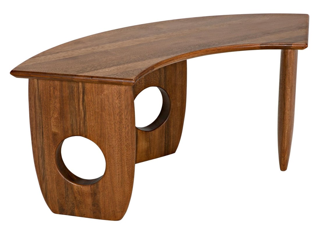 Noir Dark Walnut Transitional Desk for Office Organization (1 of 12)