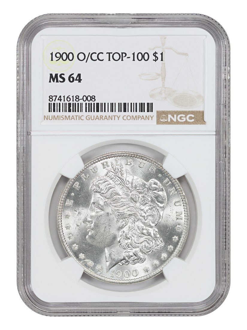 NGC MS64 1900 O Over CC Morgan Silver Dollar Scarce Variety (1 of 4)
