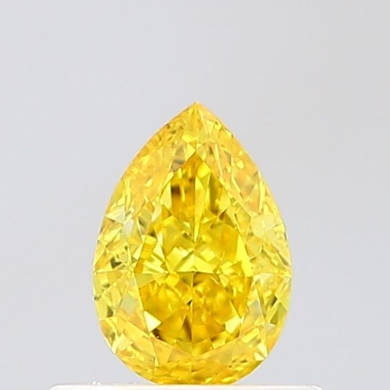 Loose Diamond - PEAR 0.51ct Fancy Vivid Yellow VVS2 (1 of 1)